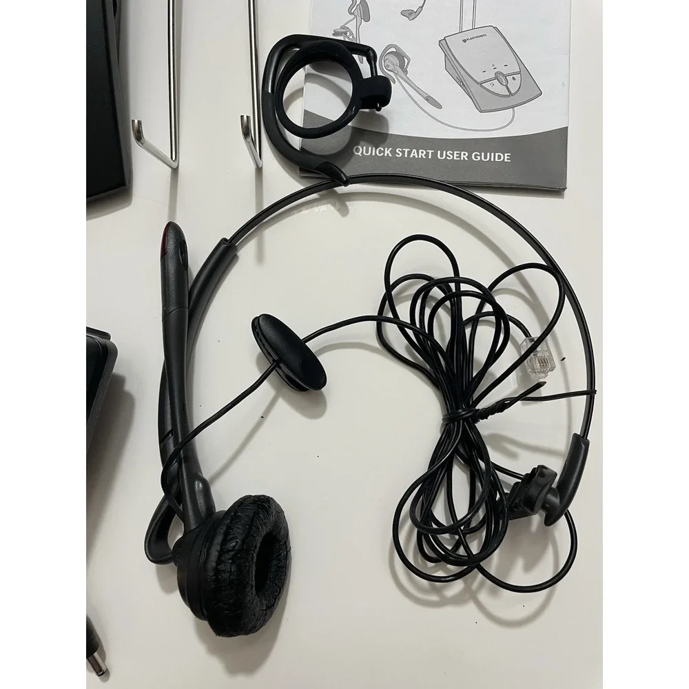 Plantronics‎ S12 Professional Office Telephone Headset System for Desk Phone